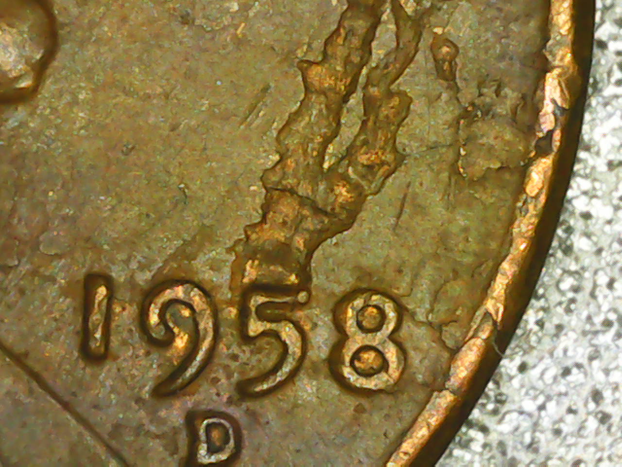 1958-Lincoln-Penny-With-Craters